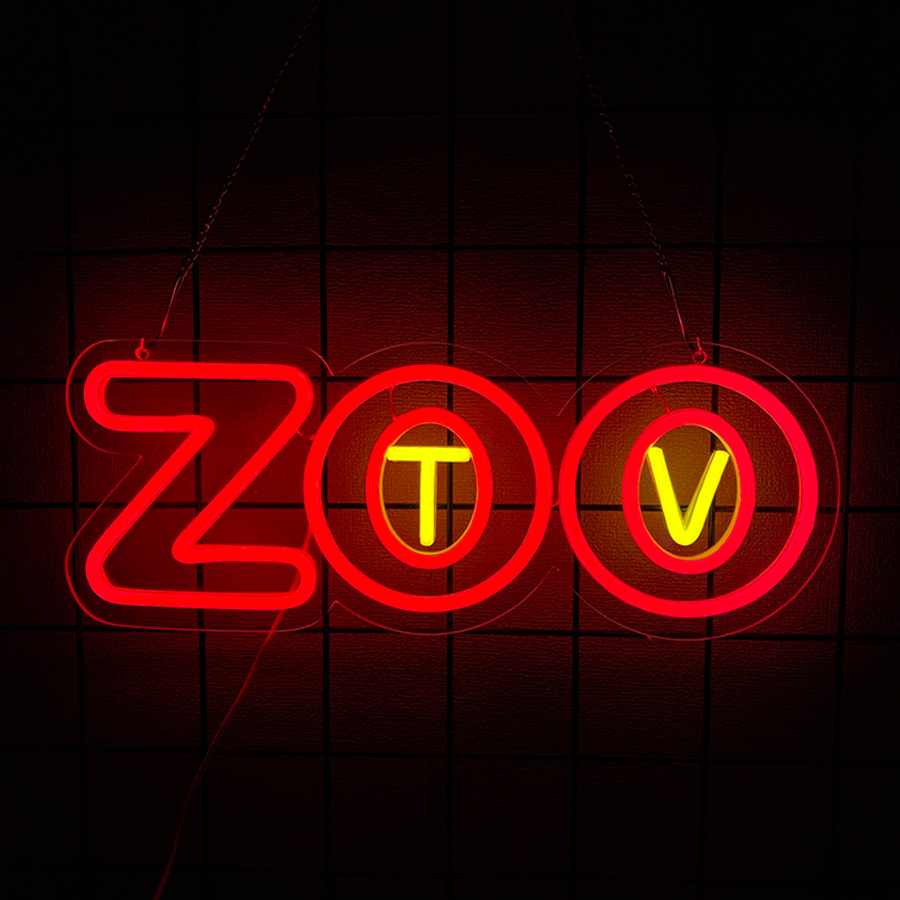Zoo Tv Neon Sign, Led Letter I - Zoo Party Games recension och pris
