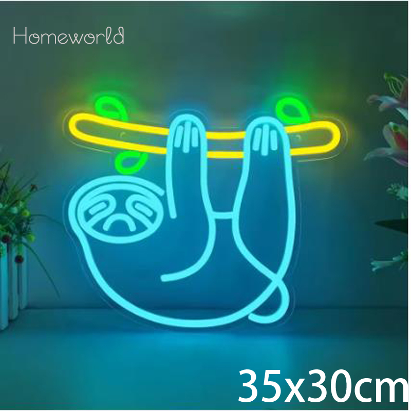 Sloth LED Neon Light sign  USB - Party Games Switch 1 recension och pris