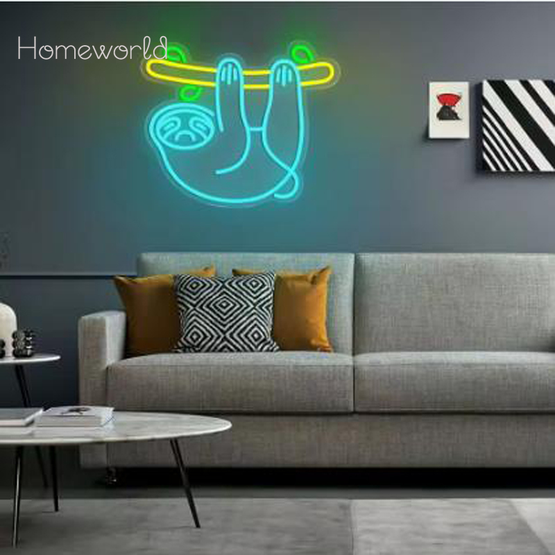 Sloth LED Neon Light sign  USB - Party Games Switch 1 recension och pris
