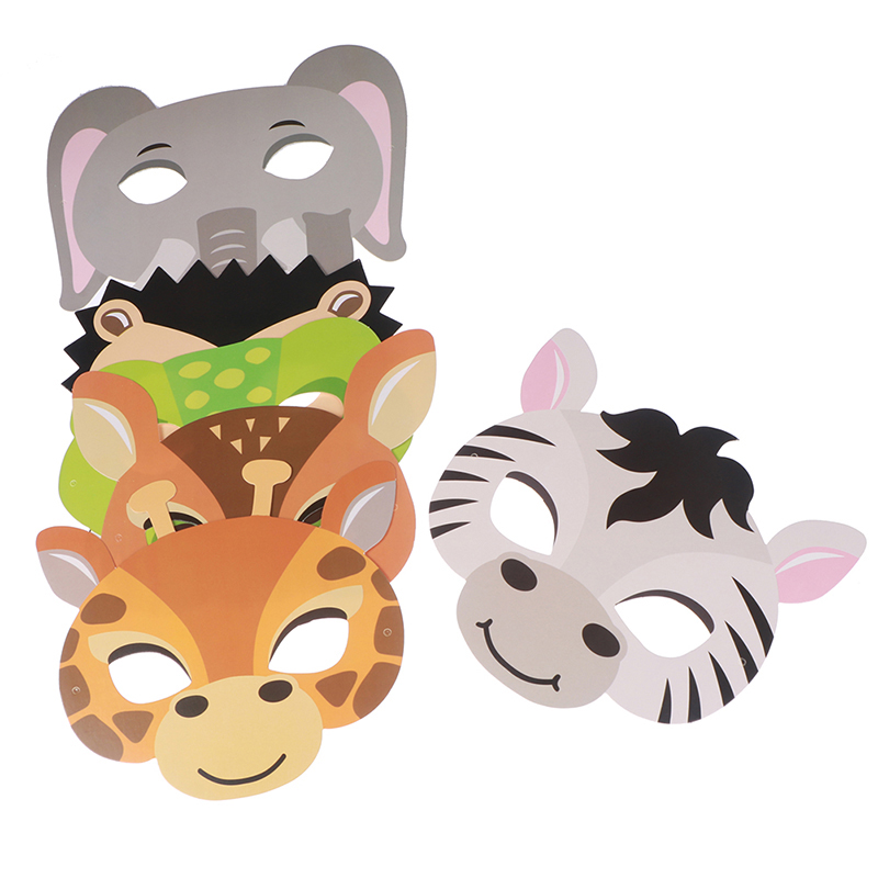 15pcs/set Animal Masks Jungle  - Zoo Party Games recension och pris