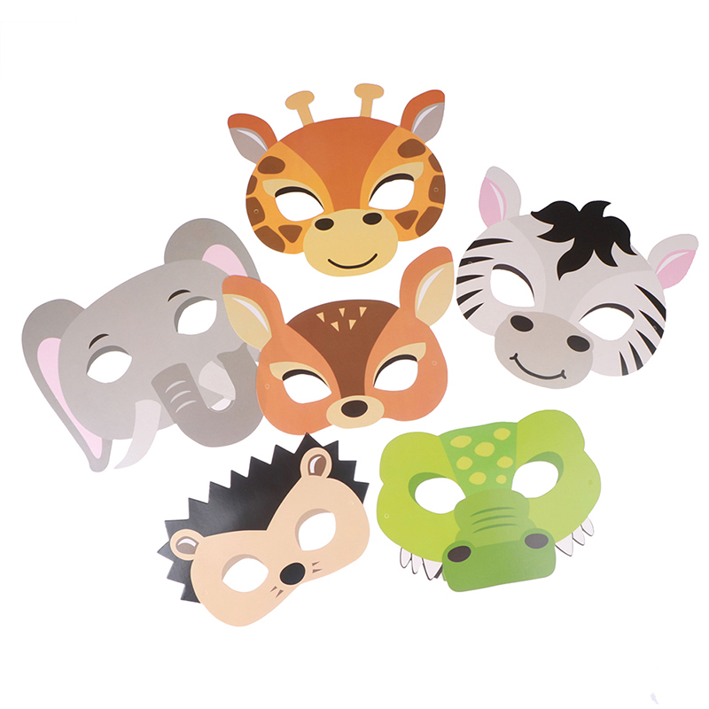 15pcs/set Animal Masks Jungle  - Zoo Party Games recension och pris