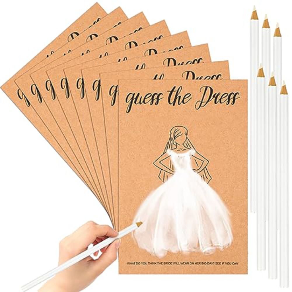 10Pcs Guess The Dress Bridal S - Party Games Bridal Shower recension och pris