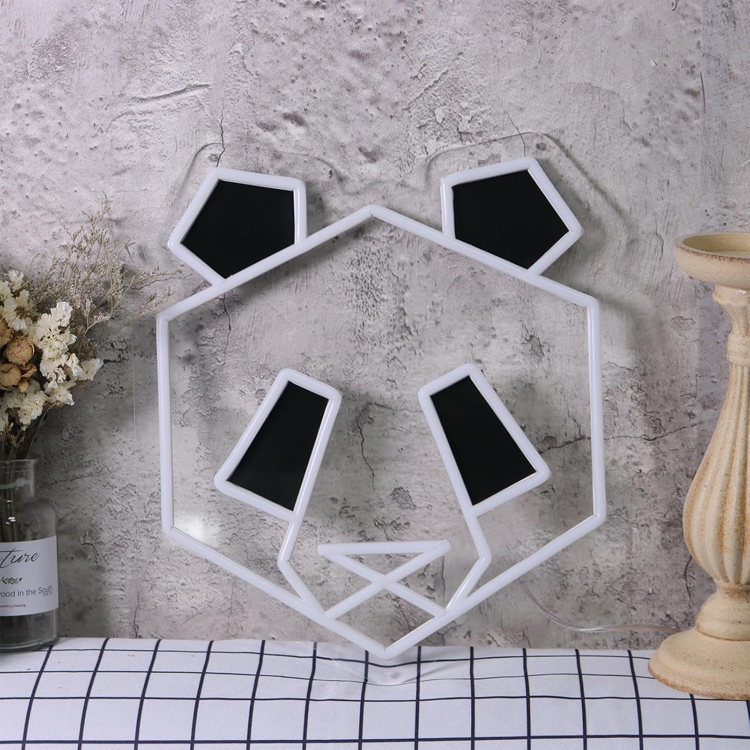 Panda Neon Sign USB Dimmable L - Zoo Party Games recension och pris
