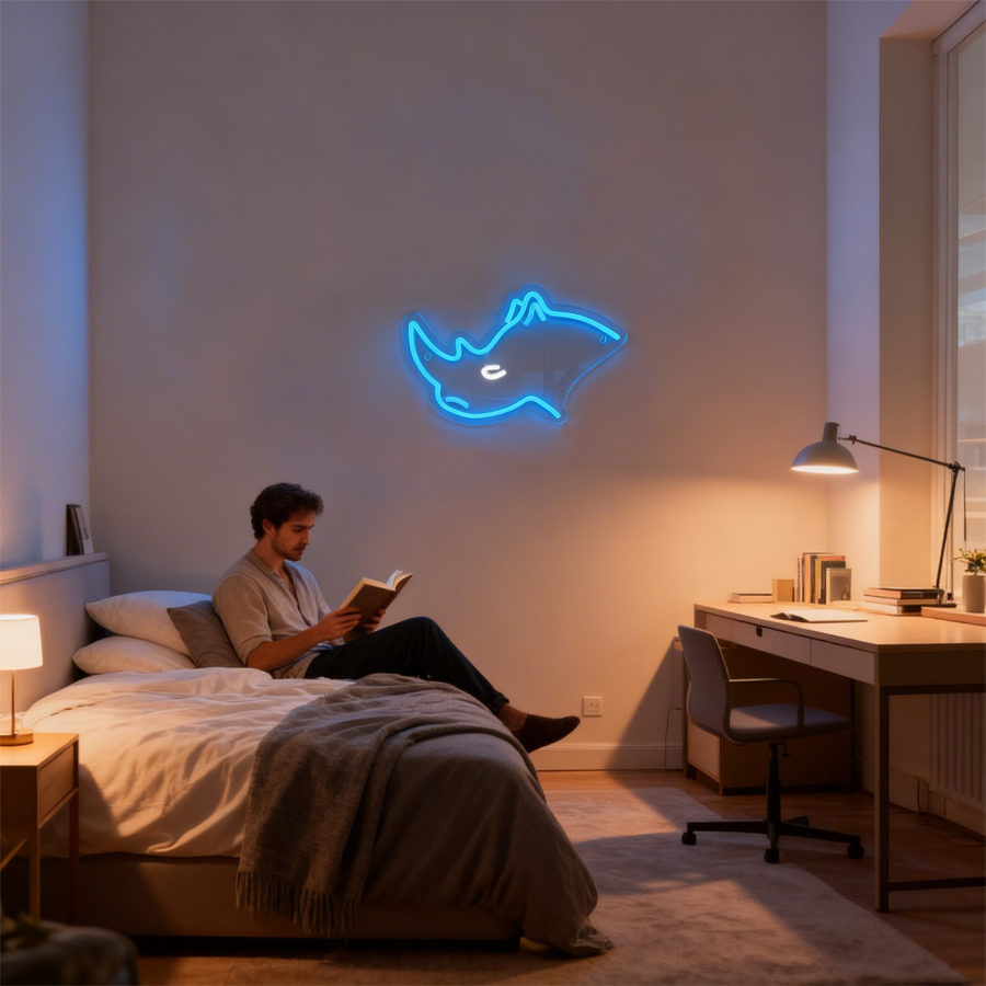 Rhino Led Neon Sign, Animal Ic - Zoo Party Games recension och pris
