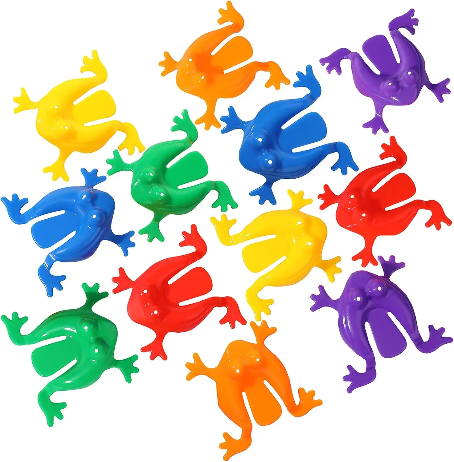 12-100Pcs Jumping Frog Bounce  - Party Games Group recension och pris