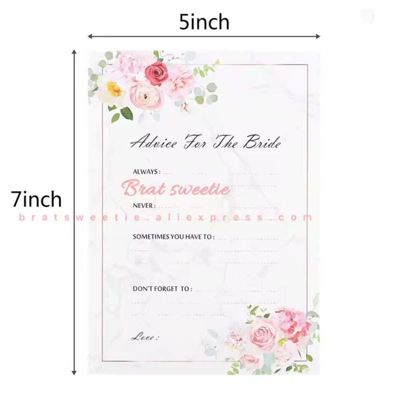 Bridal Shower Game Cards Set,  - Party Games Bridal Shower recension och pris