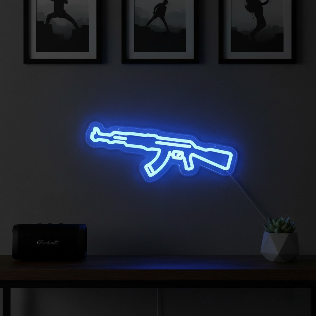 AK Shape Neon Sign - USB-Power - Party Games Switch 1 recension och pris