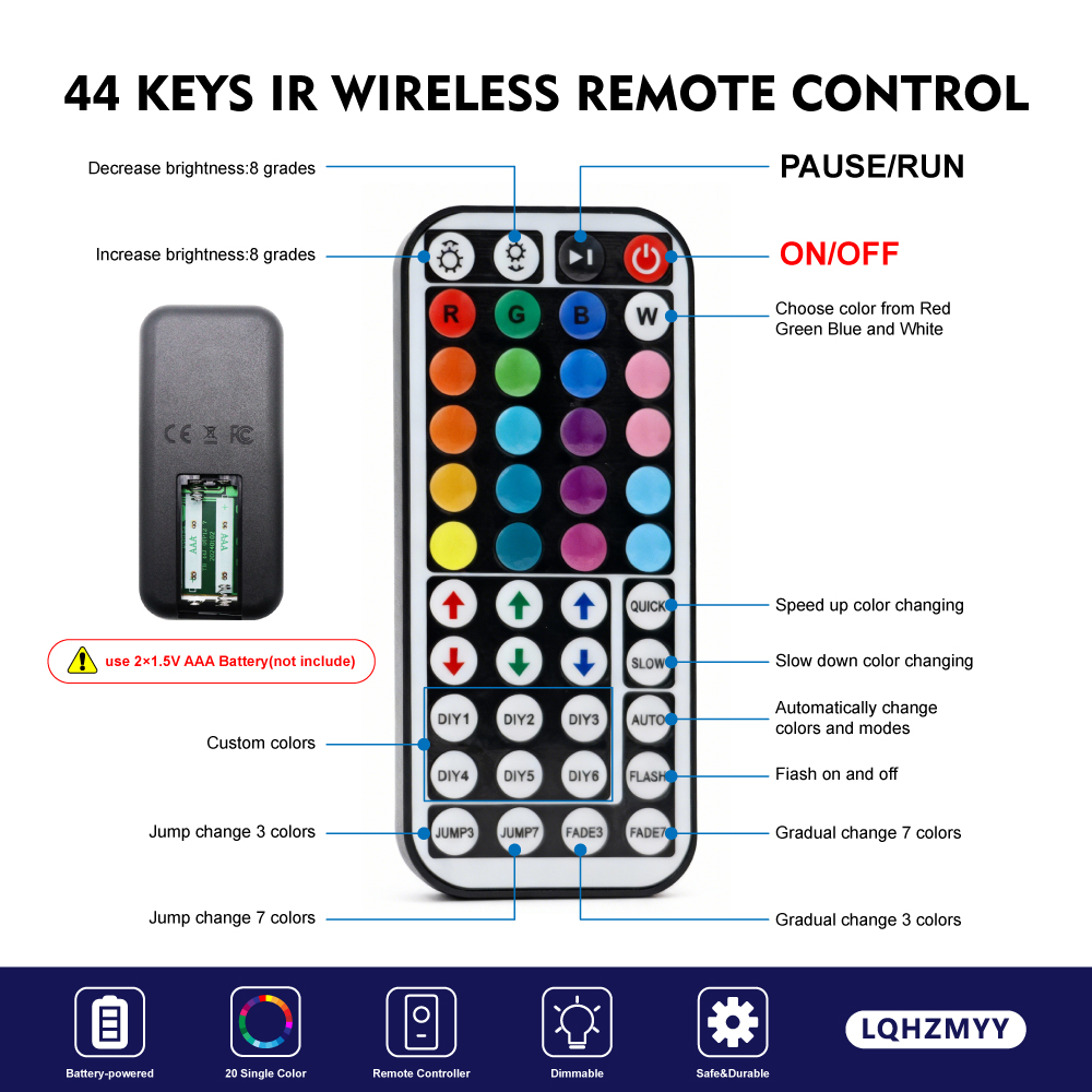 1 Roll of Color-Changing Rgb F - Party Games Switch 1 recension och pris