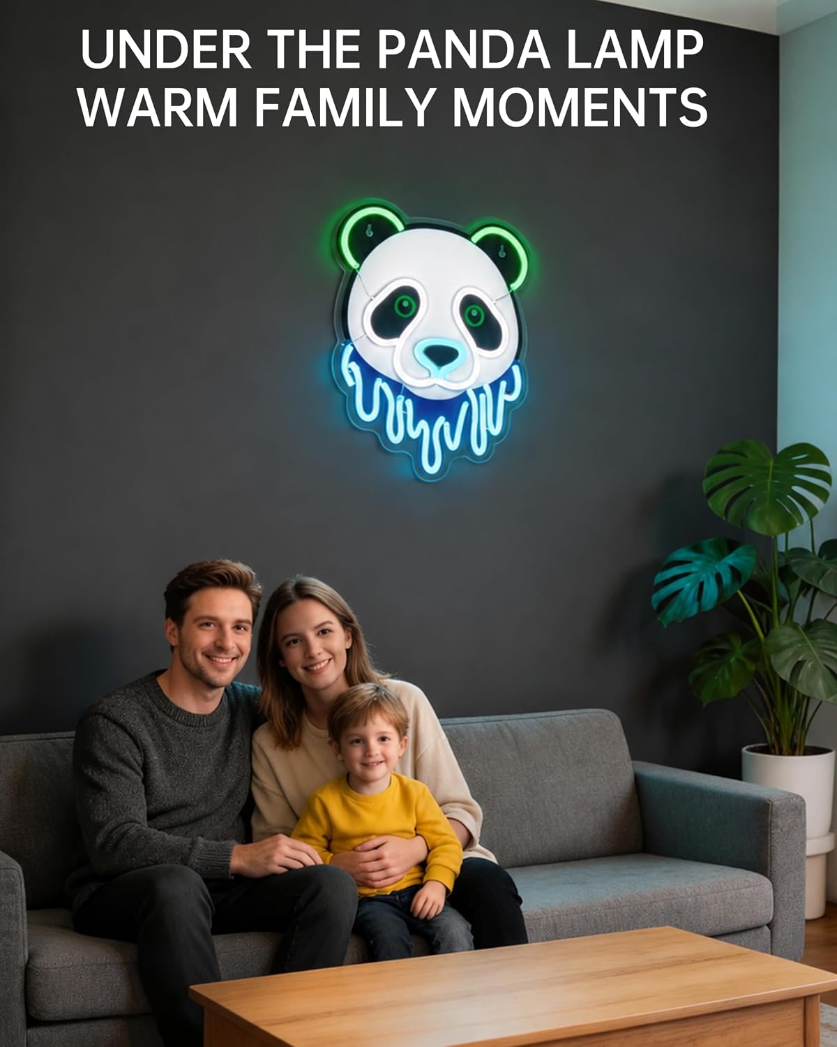 Panda LED Neon Sign USB Neon L - Zoo Party Games recension och pris