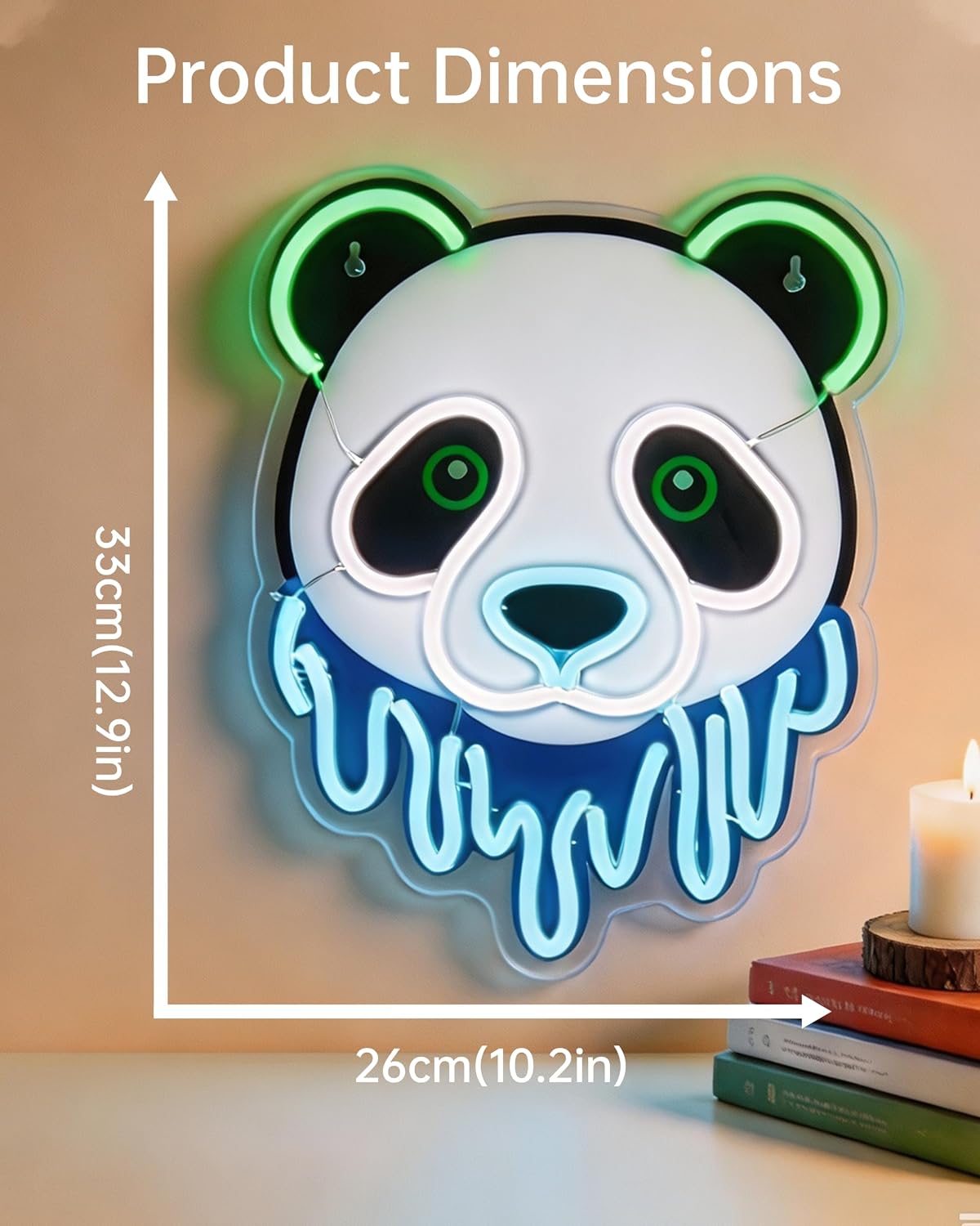 Panda LED Neon Sign USB Neon L - Zoo Party Games recension och pris