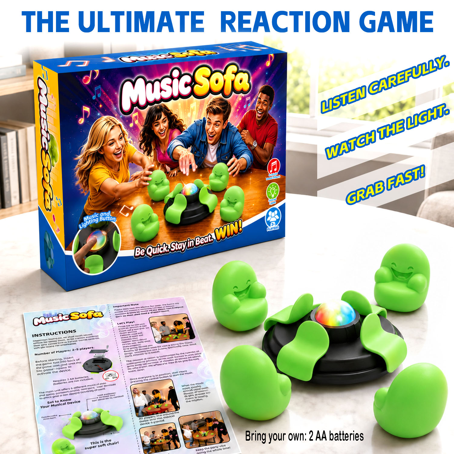 Children's Musical Chair Grab  - Quick Games Party recension och pris
