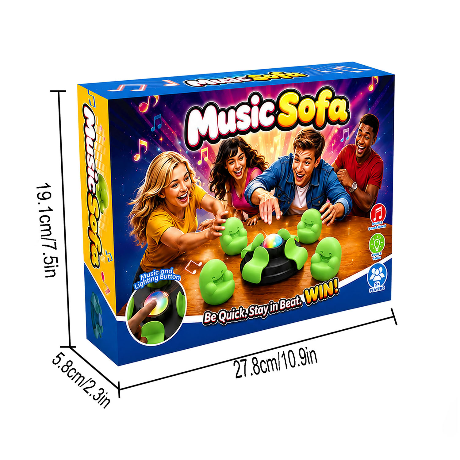 Children's Musical Chair Grab  - Quick Games Party recension och pris