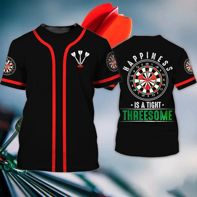 Darts Roulette T-shirt Men's B - Quick Games Party recension och pris