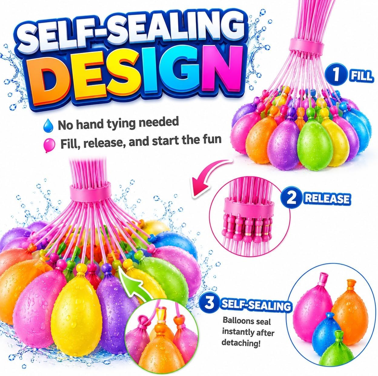 Water Balloons Quick Fill & Se - Quick Games Party recension och pris